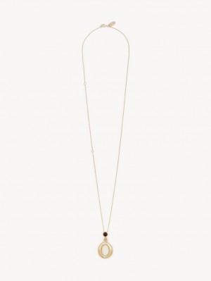 Chloe Alphabet With Pendant Halskæder Guld | CHE-SR14341