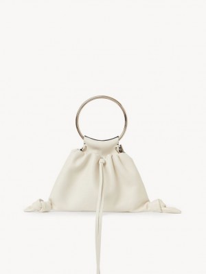 Chloe Arlène Pouch Mini Tasker Hvide Sort | CHE-SR13739