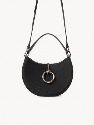 Chloe Arlène Small Hobo Crossbody Taske Sort | CHE-SR13605