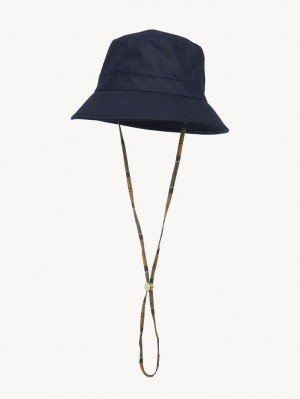 Chloe Barbour For Bucket Hat Mørkeblå | CHE-SR14479