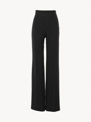 Chloe Brede-leg Dragt Sort | CHE-SR14049