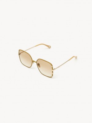 Chloe Celeste Solbriller Guld | CHE-SR14527