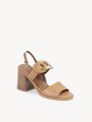 Chloe Chany High-heel Sandaler Brune | CHE-SR14833