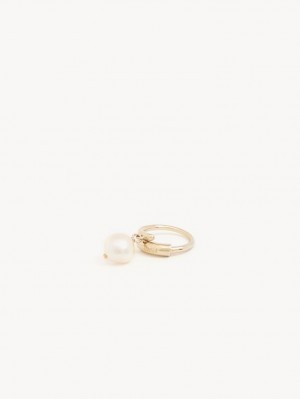 Chloe Darcey Baroque Ringe Guld Hvide | CHE-SR14392