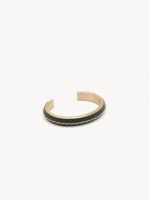 Chloe Edith Cuff Armbånd Grøn | CHE-SR14386