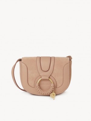 Chloe Hana Mini Skuldertasker Kaffe Lyserød | CHE-SR14599