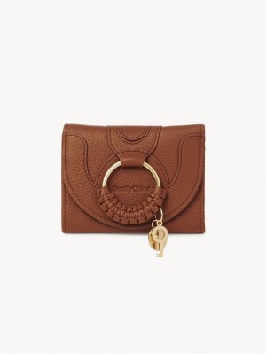 Chloe Hana Tri-fold Lille Pung Brune | CHE-SR14910