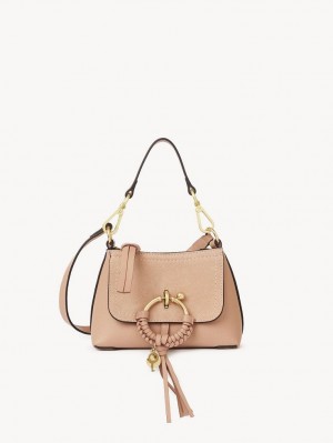 Chloe Joan Mini Skuldertasker Kaffe Lyserød | CHE-SR14696