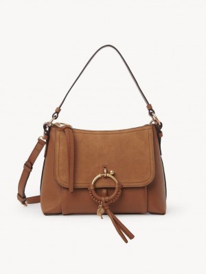 Chloe Joan Small Skuldertasker Brune | CHE-SR14680