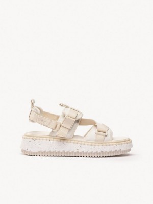 Chloe Lilli Flade Sandaler Hvide | CHE-SR14175