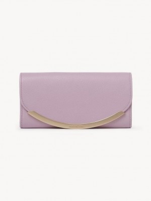 Chloe Lizzie Stor Pung Lavendel Hvide | CHE-SR14920