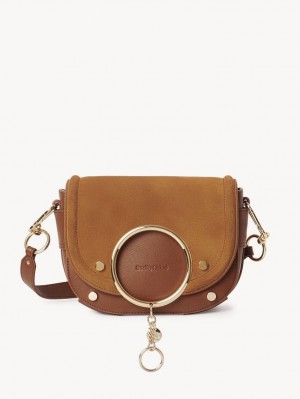 Chloe Mara Skuldertasker Brune | CHE-SR14651