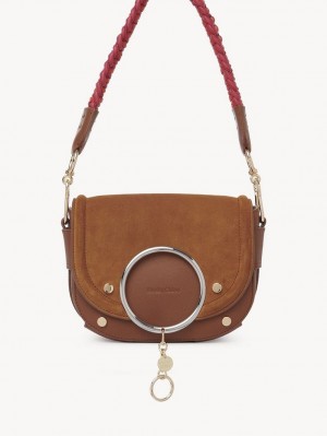 Chloe Mara Skuldertasker Brune | CHE-SR14654