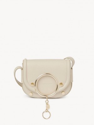 Chloe Mara Small Skuldertasker Beige | CHE-SR14618