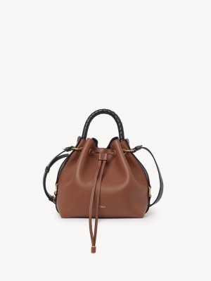 Chloe Marcie Bucket Crossbody Taske Brune | CHE-SR13614