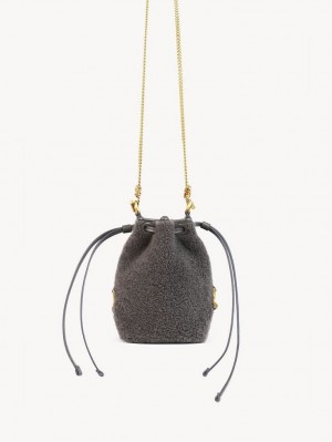 Chloe Marcie Bucket Mini Tasker Grå | CHE-SR13740