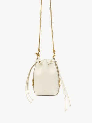 Chloe Marcie Bucket Mini Tasker Hvide | CHE-SR13717