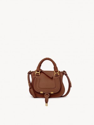 Chloe Marcie Double Carry Mini Tasker Brune | CHE-SR13725