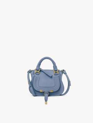 Chloe Marcie Double Carry Mini Tasker Dyb Blå | CHE-SR13724