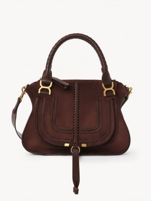 Chloe Marcie Double Carry Skuldertasker Rød | CHE-SR13437