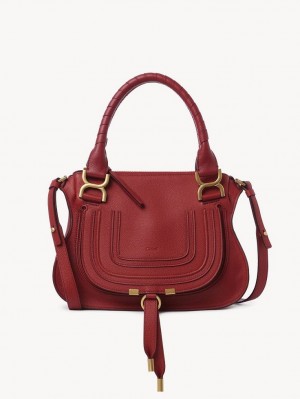 Chloe Marcie Small Double Carry Crossbody Taske Lyserød | CHE-SR13584