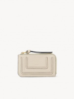 Chloe Marcie Small Møntpung Beige | CHE-SR14318