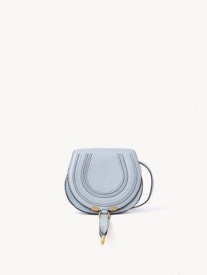 Chloe Marcie Small Saddle Mini Tasker Blå | CHE-SR13686