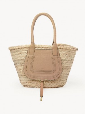 Chloe Medium Marcie Basket Muleposer Lysebrune | CHE-SR13292