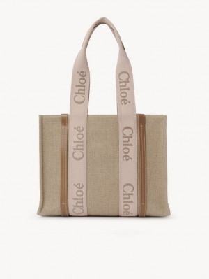 Chloe Medium Woody Muleposer Beige | CHE-SR13385