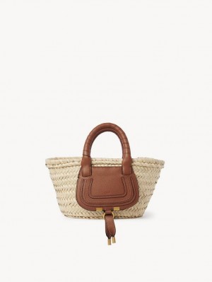 Chloe Mini Marcie Baskets Brune | CHE-SR13637