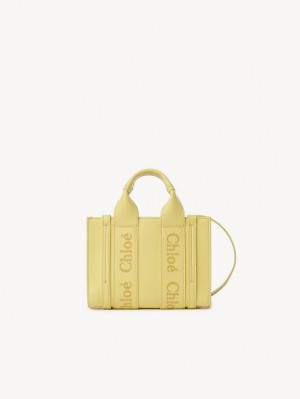 Chloe Mini Woody Crossbody Taske Gul | CHE-SR13520