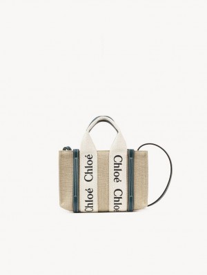 Chloe Mini Woody Crossbody Taske Mørketurkis | CHE-SR13500