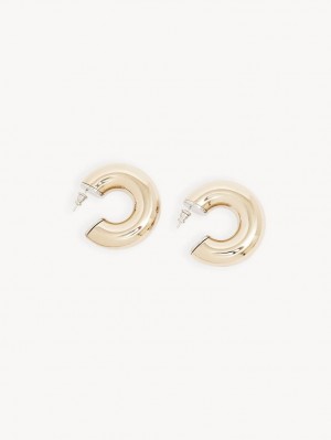 Chloe Nancy Hoop Øreringe Guld | CHE-SR14355