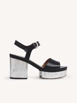 Chloe Odina High-heel Sandaler Sort | CHE-SR14180