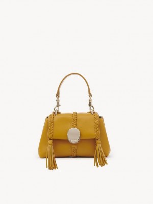 Chloe Penelope Mini Soft Skuldertasker Gul | CHE-SR13450