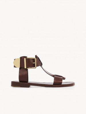 Chloe Rebecca Flade Sandaler Brune | CHE-SR14141