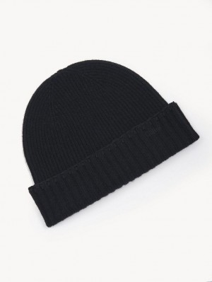 Chloe Ribbet Knit Beanie Hat Sort | CHE-SR14487