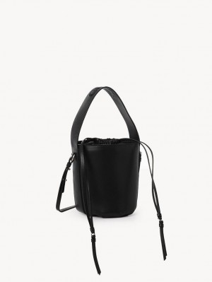 Chloe Sense Bucket Crossbody Taske Sort | CHE-SR13532