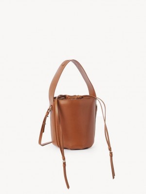 Chloe Sense Bucket Mini Tasker Brune | CHE-SR13701