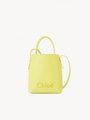 Chloe Sense Micro Skuldertasker Gul | CHE-SR13408