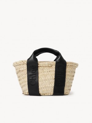 Chloe Sense Small Basket Crossbody Taske Sort | CHE-SR13519