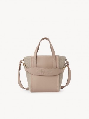 Chloe Sense Small Skuldertasker Beige | CHE-SR13418