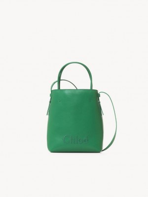 Chloe Sense Tote Mini Tasker Grøn | CHE-SR13732