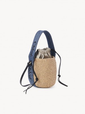 Chloe Small Woody Basket Crossbody Taske Blå | CHE-SR13608