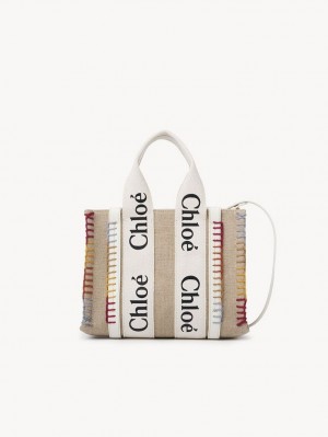 Chloe Small Woody Crossbody Taske Hvide | CHE-SR13514