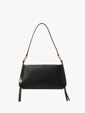 Chloe Tilda Uette Skuldertasker Sort | CHE-SR14655