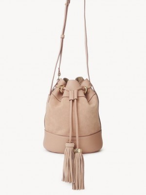 Chloe Vicki Bucket Mini Tasker Kaffe Lyserød | CHE-SR14747