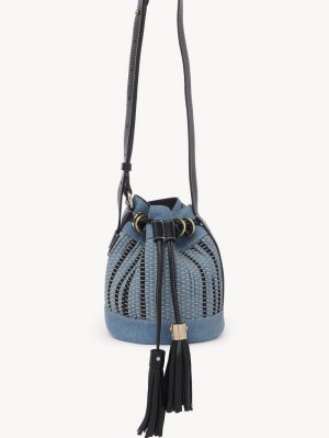 Chloe Vicki Small Bucket Mini Tasker Blå | CHE-SR14748