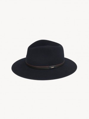 Chloe X Borsalino Steph Hat Mørkeblå | CHE-SR14471