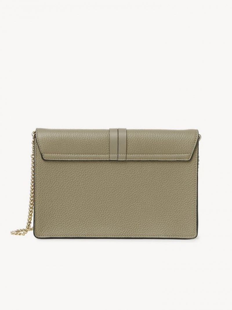 Chloe Alphabet Clutch Crossbody Taske Grøn | CHE-SR13481